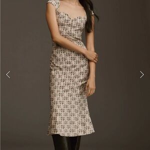 Anthropologie Maeve The Cecily fit & flare sweetheart dress